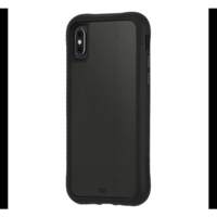 Case-Mate CASE-MATE CARBON FIBRE szilikon telefonvédő (BUMPER, közepesen ütésálló, valódi szénszálás hátlap) FEKETE [Apple iPhone XS Max 6.5] (CM037816)