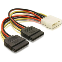 DeLock DeLock DL60102 Cable Power 4pin male -> SATA HDD 2x (DL60102)