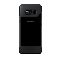 Samsung SAMSUNG műanyag telefonvédő (2 részes) FEKETE [Samsung Galaxy S8 (SM-G950)] (EF-MG950CBEG)