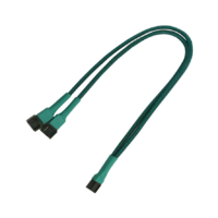 Nanoxia Kabel Nanoxia 3-Pin Y-Kabel, 60 cm, grün (NX3PY60G)