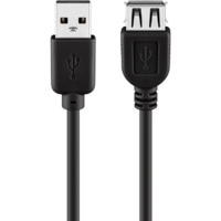 Goobay Goobay 68903 USB-A apa - USB-A anya 2.0 Hosszabbító kábel - Fekete (1.8m) (68903)