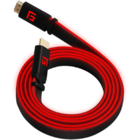 FloatingGrip Floating Grip HDMI Kabel High Speed 8K/60Hz LED 3.0m rot (FG-HDMILED-300-RED)