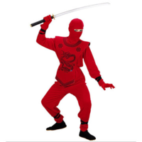 Widmann Widmann Vörös sárkány ninja jelmez - 140 cm-es méret (74537) (74537)