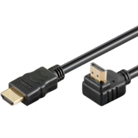 Goobay Goobay HDMI-HDMI (derékszögben hajlított) kábel 1,5m (31916) (goobay31916)