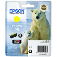 Epson Epson Polar bear C13T26144012 tintapatron 1 dB Eredeti Standard teljesítmény Sárga (C13T26144010)