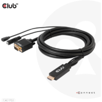 Club 3D Club3D Kabel HDMI+Micro-USB-Buchse > VGA+3,5mm 2m St/Bu retail (CAC-1712)