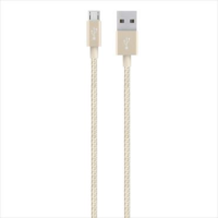 Belkin Belkin MIXIT Metallic Micro-USB - USB adat/töltőkábel 1.2m arany (F2CU021bt04-GLD) (F2CU021bt04-GLD)