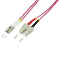LogiLink Logilink Fiber duplex patch kábel OM4 50/125 LC-SC 1m (FP4LS01) (FP4LS01)