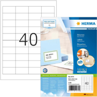 HERMA HERMA Etik. Premium A4 weiß 48,5x25,4 mm Papier 4000 St. (4474)