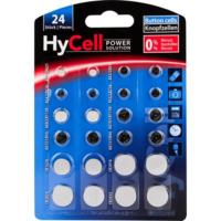 HyCell HyCell Gombelem készlet 2x AG 1, AG 3, AG 4, AG 5, AG 8, AG 10, AG 12, AG 13 és 2x CR 1620, CR 2016, CR 2025, CR 2032 (1516-0003)