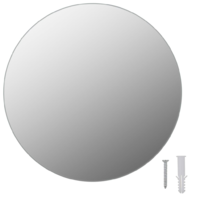 vidaXL kör alakú keret nélküli üveg tükör 30 cm (283653)