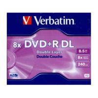 Verbatim Verbatim 43541 írható DVD 8,5 GB DVD+R DL 5 dB (43541)