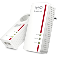 AVM FRITZ!Powerline 1260E WLAN Set 1200 Mbit/s Ethernet/LAN csatlakozás Wi-Fi Fehér (20002795)