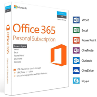 Microsoft Microsoft Office 365 Personal PC/MAC- 1 eszköz / 1 év elektronikus licenc