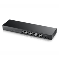 ZyXEL Zyxel GS-1900-24 v2 Vezérelt L2 Gigabit Ethernet (10/100/1000) 1U Fekete (GS1900-24-EU0102F)