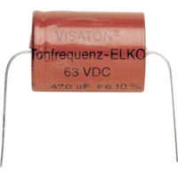 Visaton Hangfrekvenciás elko, elektrolit kondenzátor 470 µF 63V/DC Visaton vs-470-63 (vs-470-63)