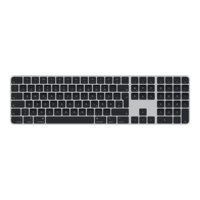 Apple Apple Magic Keyboard with Touch ID and Numeric Keypad - keyboard - QWERTZ - German - black (MMMR3D/A)