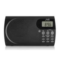JVC JVC RA-E431B hordozható FM rádió fekete (RA-E431B)