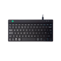 R-GO Tools R-Go Tastatur Compact Break UK-Layout schwarz (RGOCOUKWDBL)
