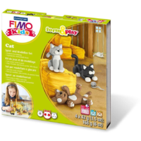 Fimo FIMO Set Mod.masse Fimo kids F&P cat (8034 16 LY)