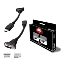 Club 3D CLUB3D HDMI to DVI-I Single Link Adapter Cable 0,40 M Fekete (CAC-HMD>DFD)
