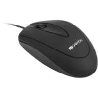 CANYON CANYON CM-1 wired optical Mouse with 3 buttons, DPI 1000, Black, cable length 1.8m, 100*51*29mm, 0.07kg (CNE-CMS1)