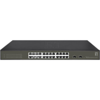 Level One LevelOne GES-2126 hálózati kapcsoló Vezérelt L2 Gigabit Ethernet (10/100/1000) Fekete (GES-2126)