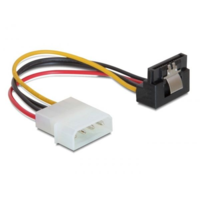 DeLock DeLock DL60121 4 tűs Molex -> 15 pin SATA female HDD (fém kapoccsal, derékszögű) hálózati kábel (DL60121)
