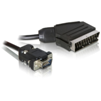 DeLock Delock 65028 SCART kimenet –-> VGA bemenet 2 m kábel (65028)