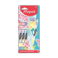Maped Maped Fluo Peps Duo Szövegkiemelő készlet - Vegyes színek (3 db / csomag) (IMA734128)