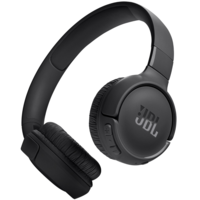 JBL Bluetooth sztereó fejhallgató, v5.3, Multipoint, mikrofon, funkció gomb, hangerő szabályzó, összecsukható, teleszkópos fejpánt, JBL Tune 520BT, fekete (TS0145)