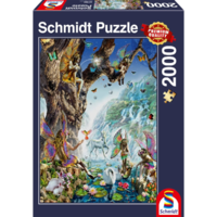 Schmidt Schmidt A vízi tündérek völgyében 2000db-os puzzle (57386) (SCH57386)