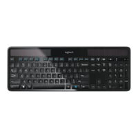 Logitech Logitech Wireless Solar Keyboard K750 billentyűzet Vezeték nélküli RF QWERTY Angol Fekete (920-002929)