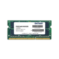 Patriot 4GB 1600MHz DDR3 Notebook RAM Patriot Signature Line CL11 (PSD34G16002S) (PSD34G16002S)