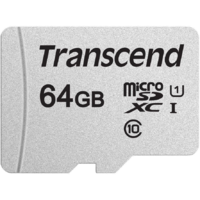 Transcend SD microSD Card 64GB Transcend SDXC USD300S (ohne Adapter) (TS64GUSD300S)