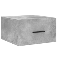 vidaXL 2 db betonszürke falra szerelhető éjjeliszekrény 35x35x20 cm (829860)