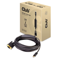Club 3D CLUB3D USB Type C -> VGA kábel 5m fekete (CAC-1512) (CAC-1512)