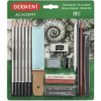 Derwent Derwent "Academy" grafit ceruza készlet kiegészítőkkel 6db (2300365) (der2300365)