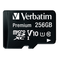 Verbatim Verbatim Premium U1 256 GB MicroSDXC UHS-I Class 10 (44087)
