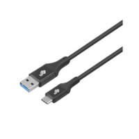 TB TB USB-A apa - USB-C apa 3.0 Adat és töltő kábel - Fekete (2m) (AKTBXKU3CPREM2B)