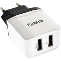 2GO 2GO USB Netz-Ladegerät Universal Dual-USB 100V-240V - weiss (795999)