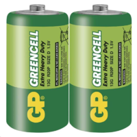 GP GP 1.5V Greencell 13G góliát (D) elem (2db/zsugor) (B1240) (B1240)