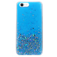 Fusion Fusion Glue Glitter Apple iPhone 12 mini Szilikon Tok - Kék (FSN-GG-IPH-12M-BL)