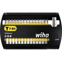 Wiha Wiha bitkészlet XLSelector Y-bit 25 mm Phillips, Pozidriv, TORX® 30 db. 1/4 '' Wiha 41832 6,3 mm (1/4) Hossz:25 mm 1 készlet Bitek egy műanyag dobozban (41832)
