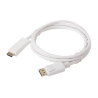 VCOM VCOM DisplayPort 1.2 - HDMI 1.4 átalakító kábel, 1.8m, fehér (CG605L-1.8) (CG605L-1.8)