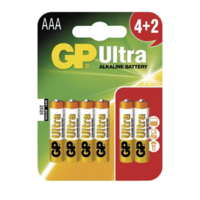 GP GP Ultra Alkáli AAA elem (4+2db / csomag) (B1911MM) (B1911MM)