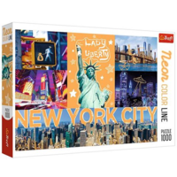 Trefl Trefl Neon Color Line: New York város 1000db-os puzzle (10579) (5900511105797)