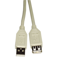 Kolink Kolink USB 2.0 hosszabító kábel A/A 3.0m - Szürke (CABLE-143/3HS)