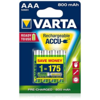 Varta Varta Ready To Use AAA Ni-Mh 800 mAh ceruza akku (4db/csomag) (56703)