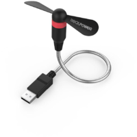 Realpower RealPower USB mini Ventilator schwarz USB-A (flexibel) (335263)